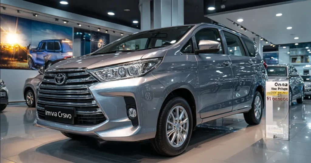 Innova crysta on road price in bangalore