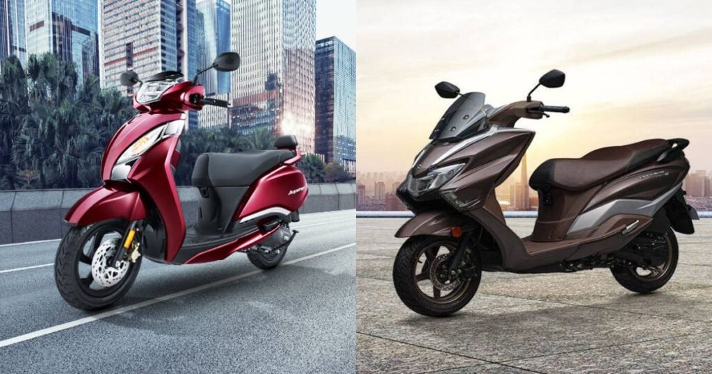 TVS Jupiter vs Suzuki Burgman